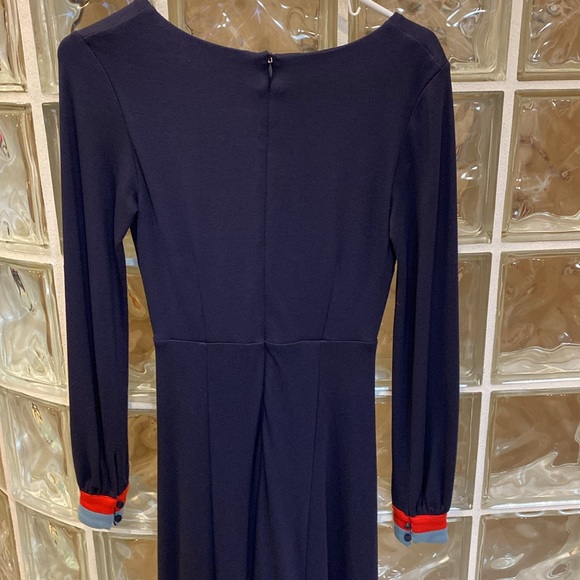 Boden navy jersey midi dress - Picture 6 of 8